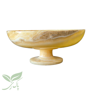 ظرف میوه خوری مرمر موجدار
