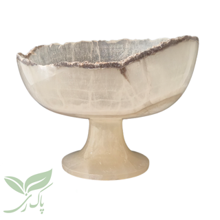 میوه خوری سنگی پایه دار مرمر