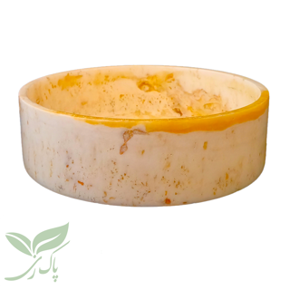 ظرف سنگی میوه خوری مرمر طرح دار