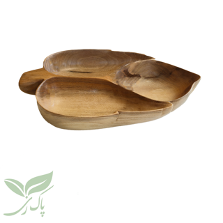 اردوخوری برگی سهپارته چوب گردو