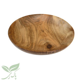 ظرف سرو پایه دار چوب گردو