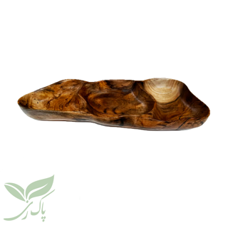 اردو خوری برگی سه پارته چوب گردو