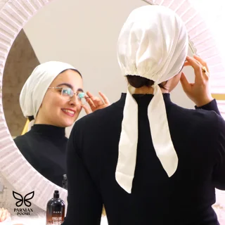 روسری هد بندی ابریشمی