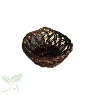 سبد سبزی خوری گرد چوب ارغوان