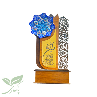 تندیس میناکاری با قاب مشبک